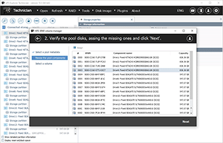 Data recovery plugin for Infiniti SAN