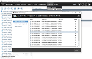 Data recovery plugin for Infiniti SAN